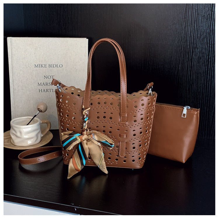Women's Summer Hollow Fashion Korean Style Portable Women's Shoulder Bag