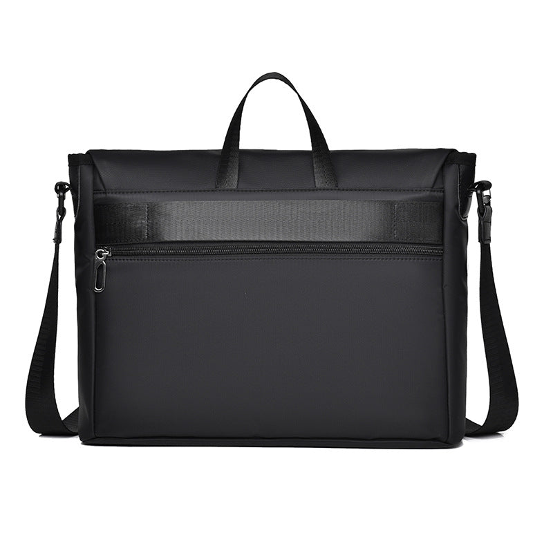 Women's & Men's Large Capacity Black Lightweight Commuter Men's Messenger Bag
