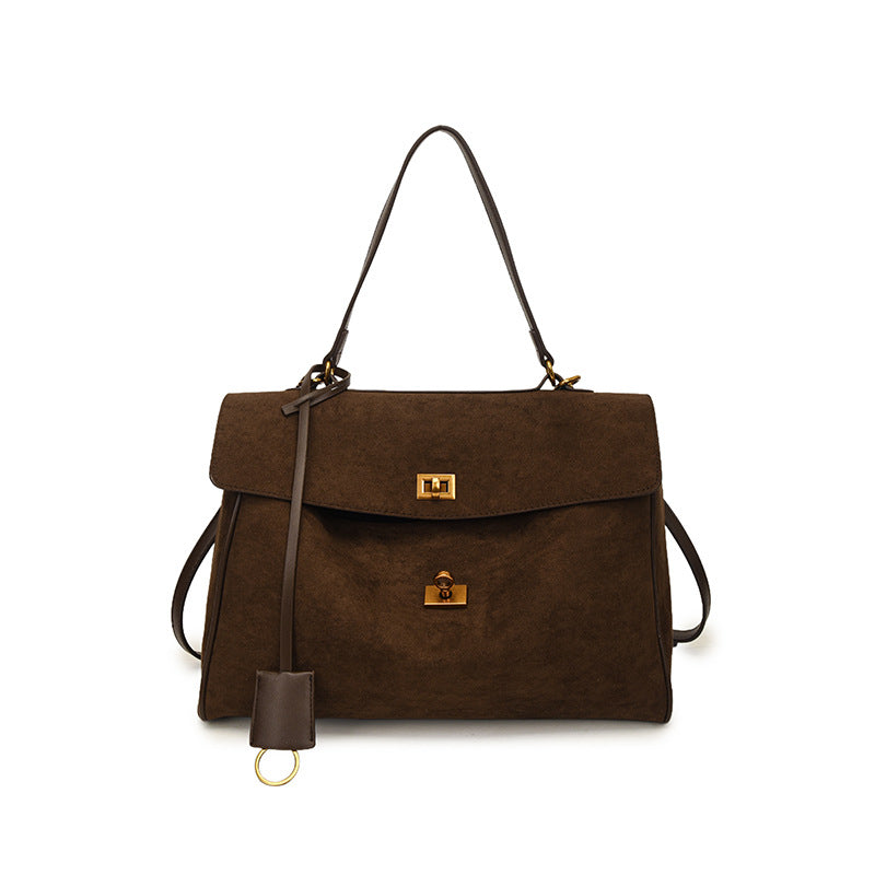 Fashion Women's Suede Commuter Autumn High-grade Tote Bag