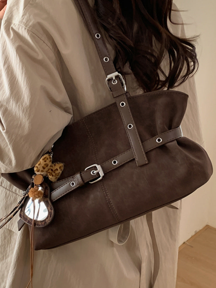 Vintage Good-looking Large Capacity Totes Trendy Underarm Bag