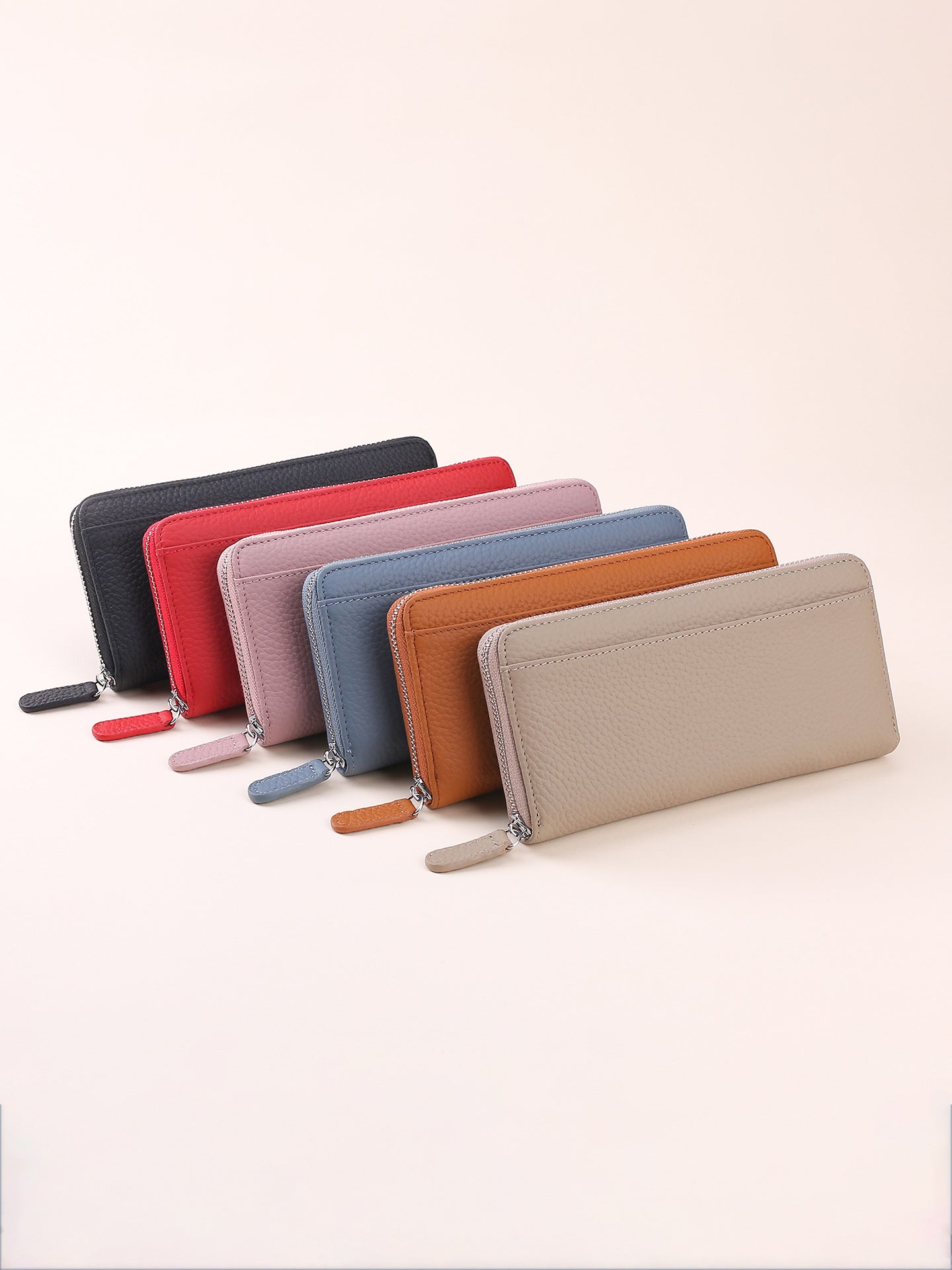 Women's & Men's Style Leather Long Multiple Slots Card Pack Card Sleeve