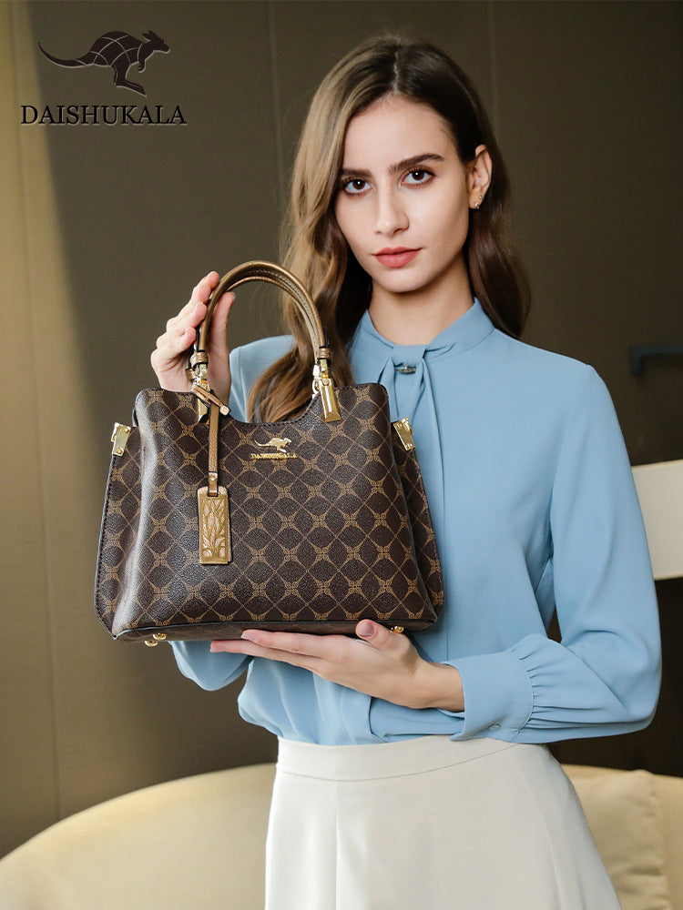 Women's Leather For Woman Noble Versatile Handbags
