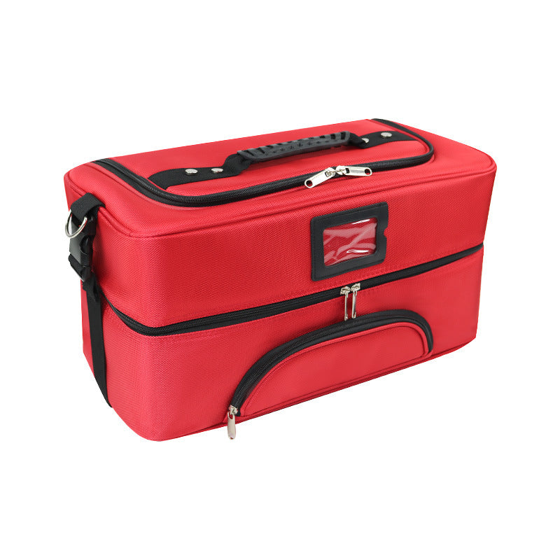 Portable Professional Tattoo Embroidery Manicure Household Storage Large Makeup Bag