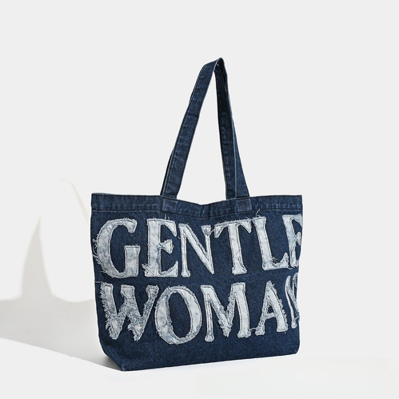 Women's Thai Fashion Large Capacity Canvas Artistic Retro Underarm Bag