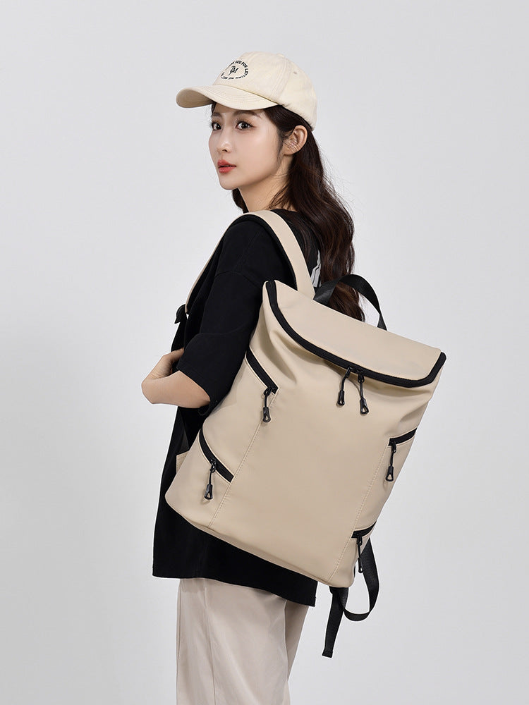 Retro Trendy Versatile Large Capacity Lightweight Leisure Backpack
