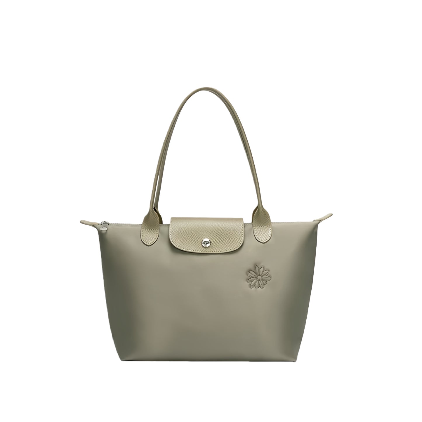 Nylon Embroidered Large Capacity Commuting Fashion Lightweight Tote Bag