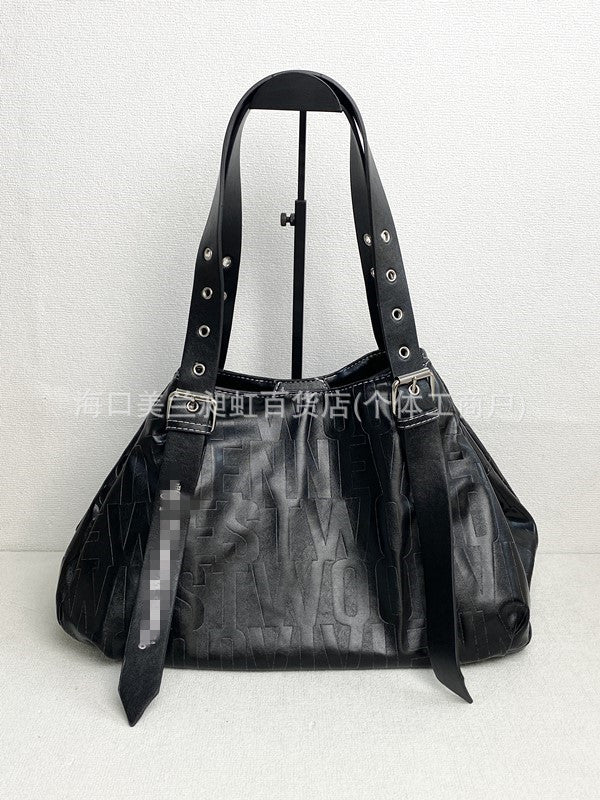 Queen Mother's Collection Crocodile Pattern Punk Large Tote Bags