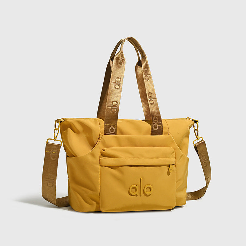 Women's Simple Yoga Fitness Fashion One Solid Women's Shoulder Bag