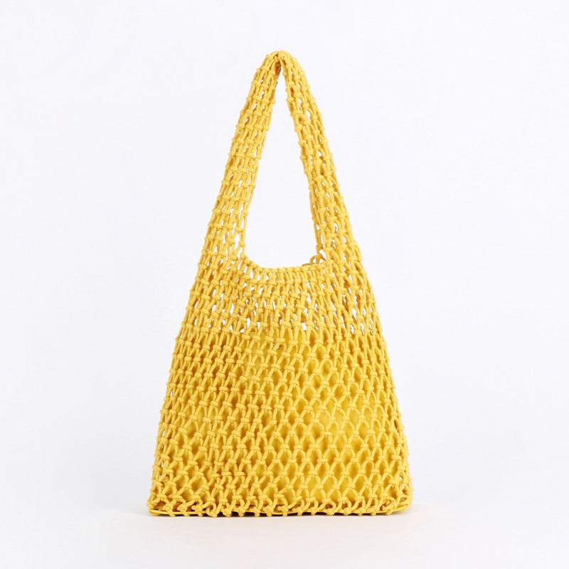 Net Pocket Hand-woven Candy Fashion Daily Women's Shoulder Bag
