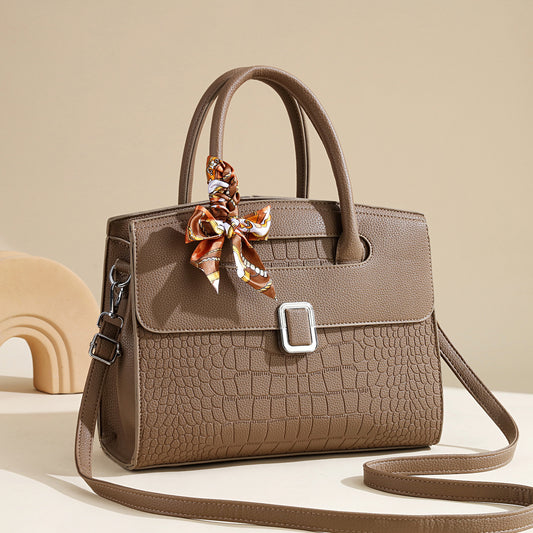 Women's Print Fashion Large Capacity Mom Temperament Handbags