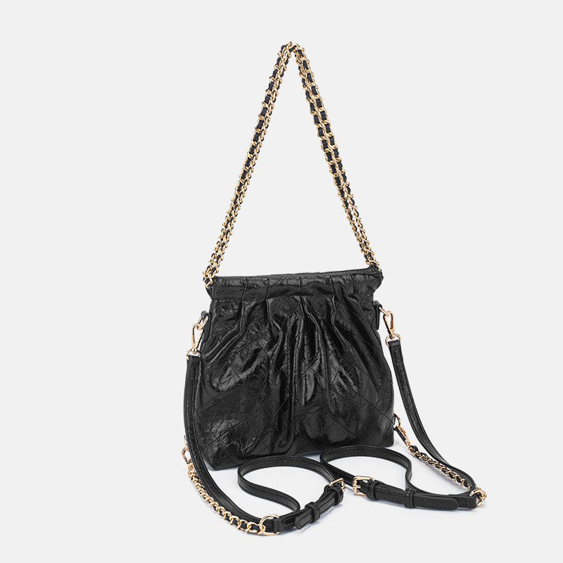 Female Hobo Versatile Chain Rhombus Fashion Backpacks