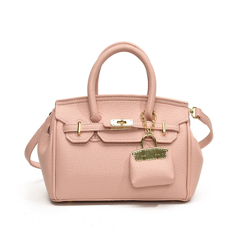 Women's Contrast Color Portable Design Large Capacity Women's Shoulder Bag