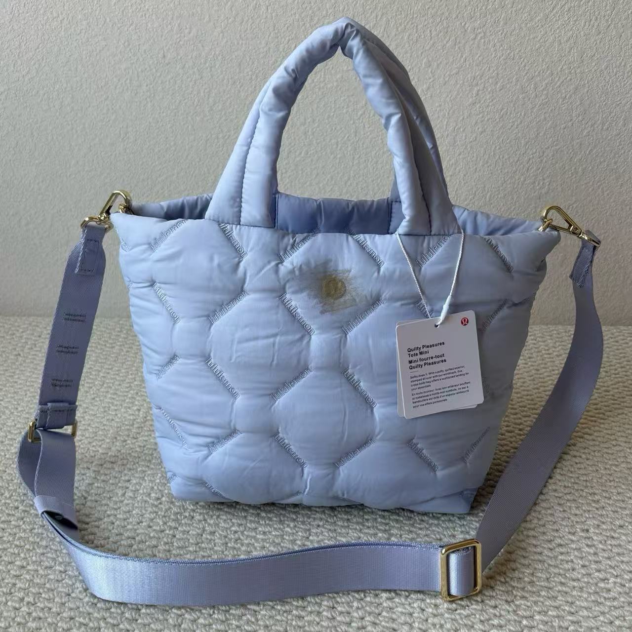Attractive Stylish Women's Puff Letter Mini Underarm Bag