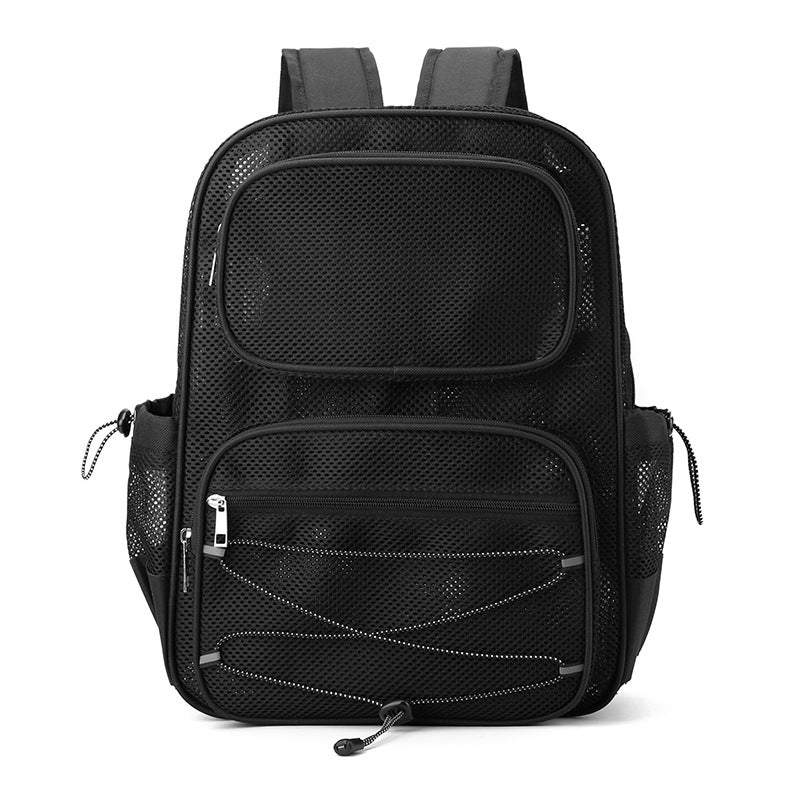 Comfortable Creative Mesh Hollow Beach Vacation Leisure Backpack