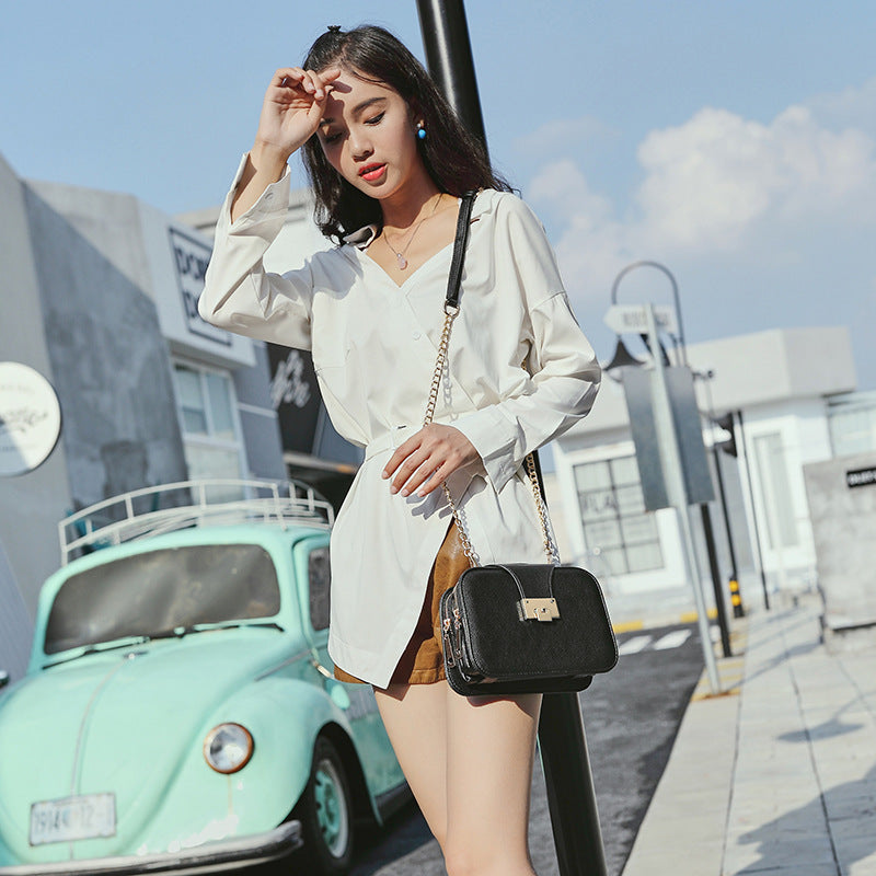 Women's Simple Clip Spring Korean Versatile Fashion Women's Shoulder Bag