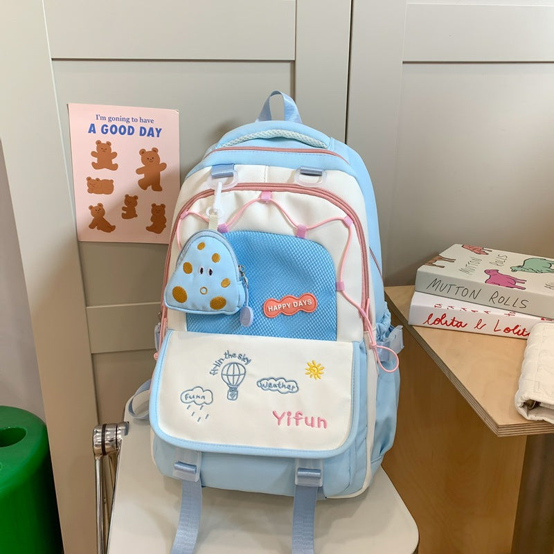 Color Cute Lightweight Large Capacity Versatile Backpacks