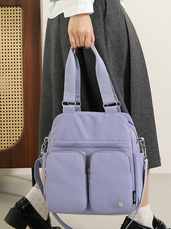 Style Simple Zipper Fashion Korean Large Women's Messenger Bag