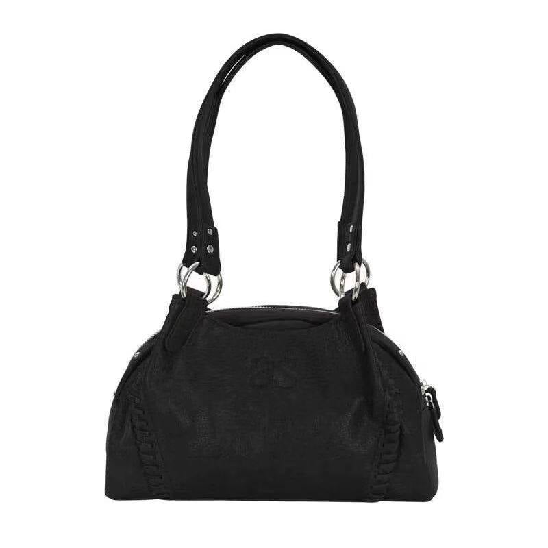 Women's Hobo Niche Retro Motorcycle Underarm Large Bags