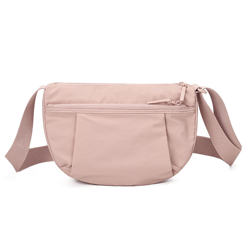 Women's Simple Nylon Cloth Light Luxury Minority Korean Dumplings Large Women's Shoulder Bag