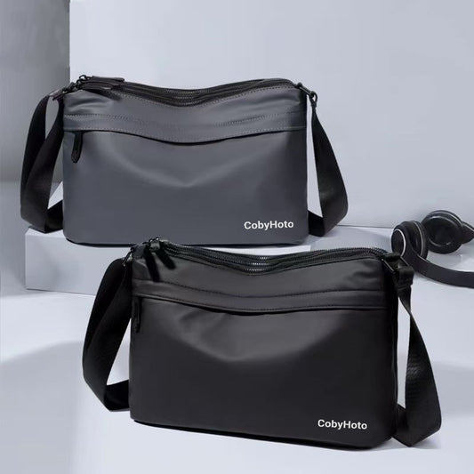 Men's Stylish Good Texture Simple Large Capacity Korean Style Men's Messenger Bags