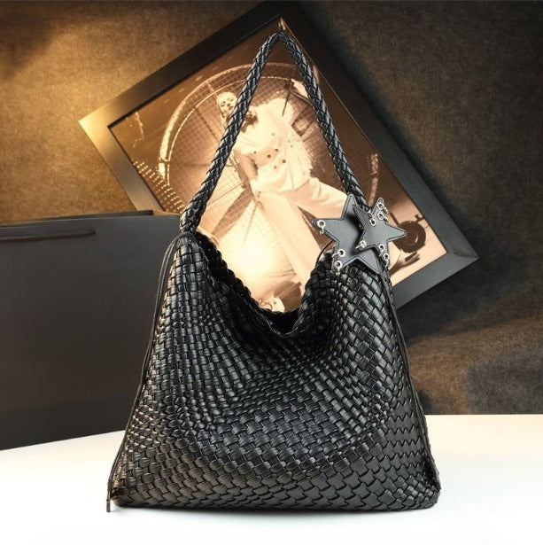 Women's Big Fashion Genuine Leather Trend Underarm Large Capacity Women's Handbag