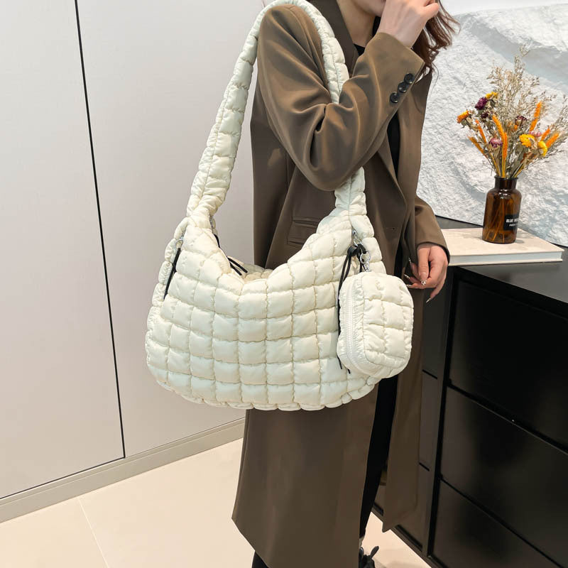 Pleated Cloud Portable Mother Dumpling Large Capacity Bags