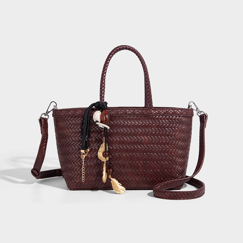 Charming Women's High-grade Knitting Fashionable Commuter Bags