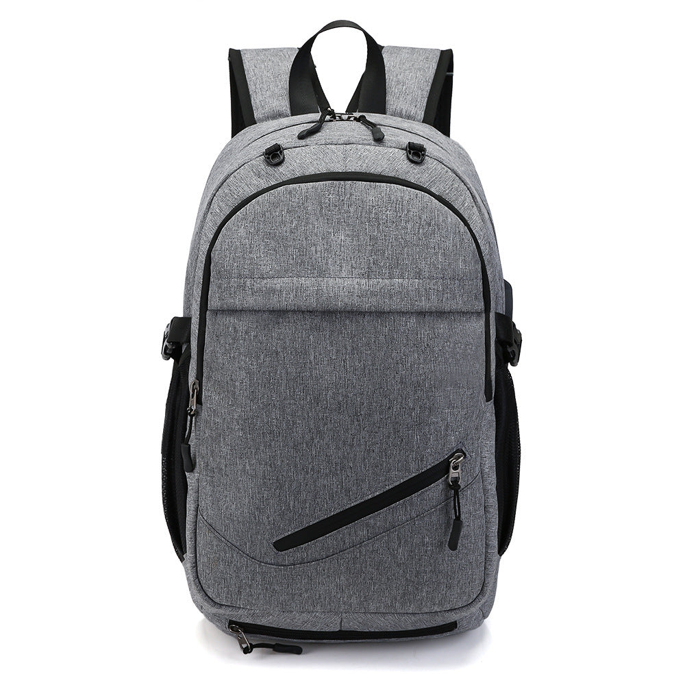 Men's Basketball Oxford Cloth Rechargeable Waterproof Inch Sports Backpack