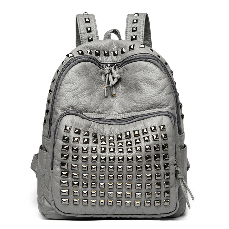 For One Computer Large Capacity Trendy Rivet Women's Backpack