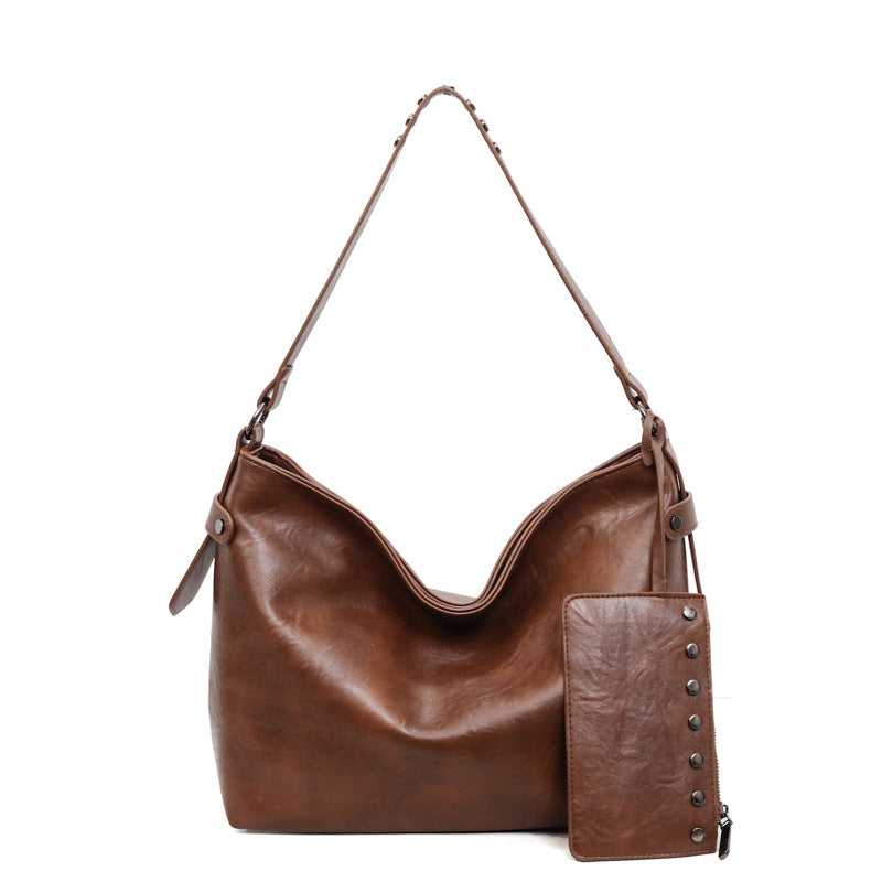 Women's Simple Retro Style Fashionable Personality Fashion Tote Bag
