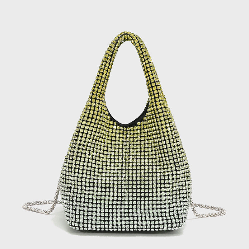 Women's Dinner Fashion Chain Diamond Full Portable Bags
