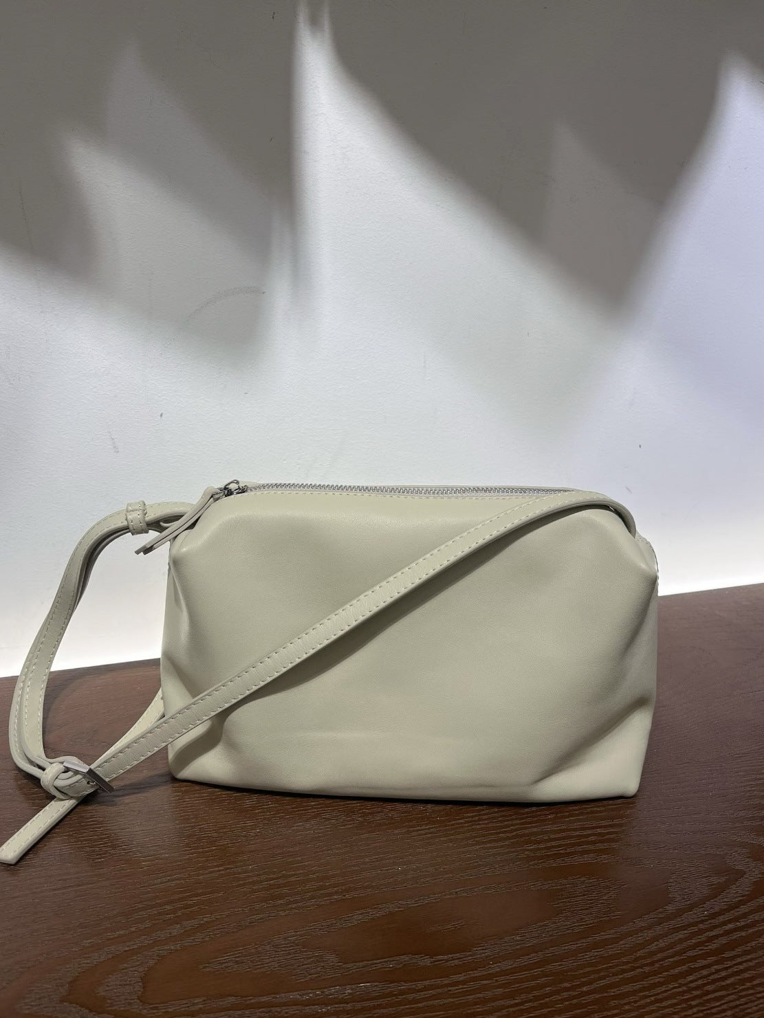 Simple Sheepskin Veet Pillow Genuine Leather Bags