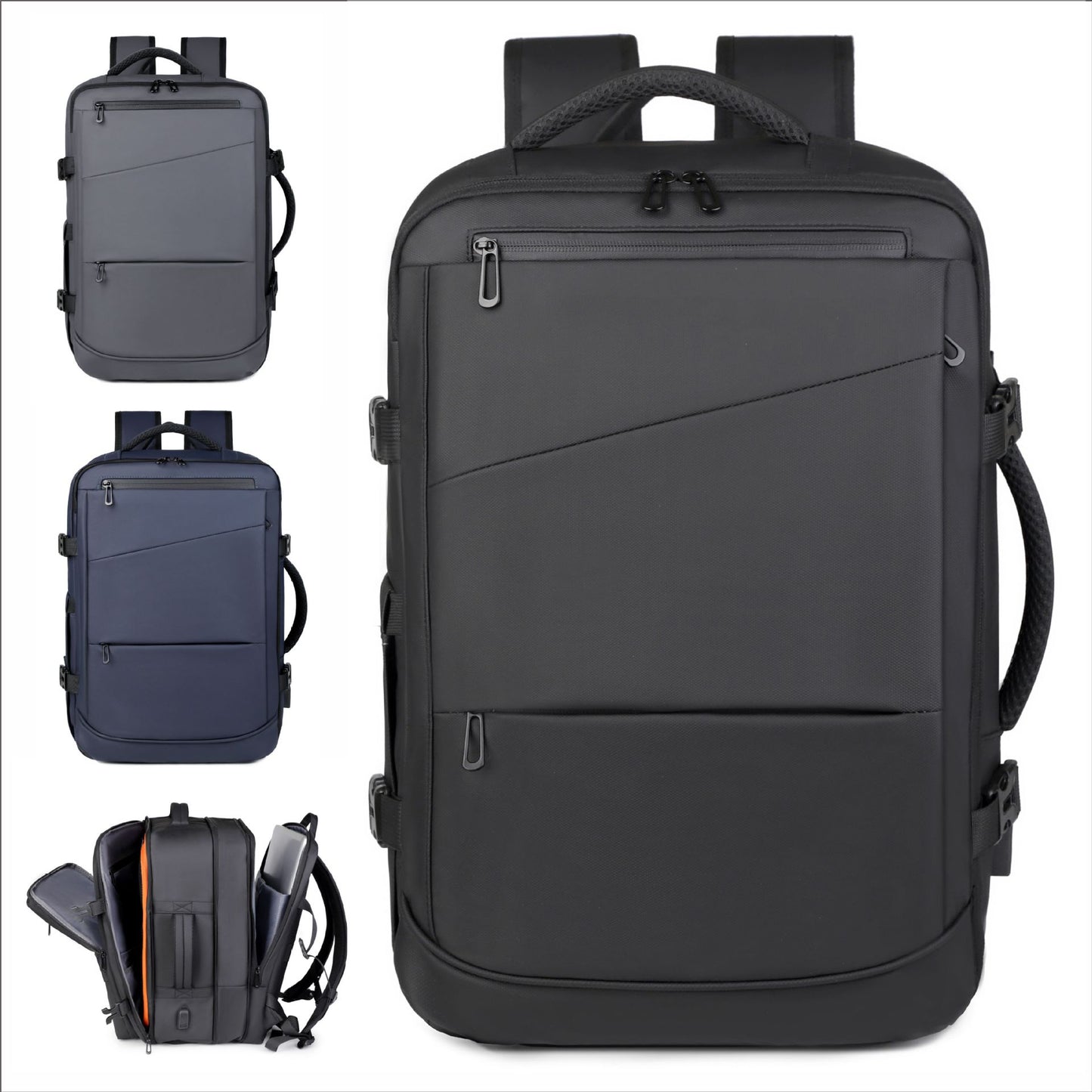 Men's Large Capacity Independent Shoe Warehouse Short Business Backpack