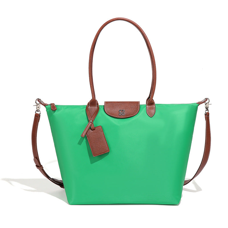 Nylon Large French Commuter Dumpling Capacity Oxford Tote Bag