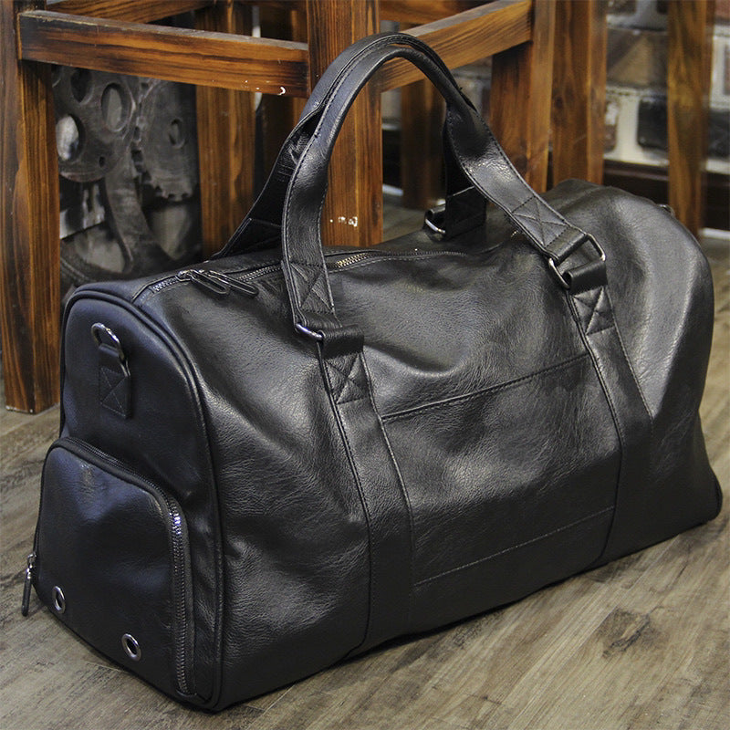 Men's Traveling With Shoe Compartments Large Capacity Boarding Shoulder Bags