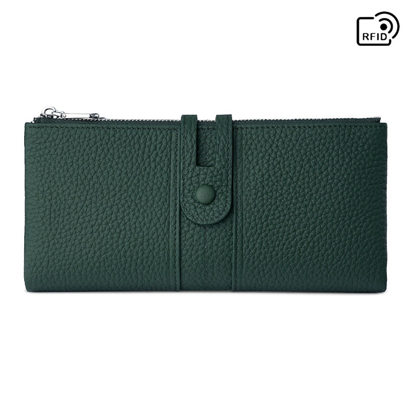 Versatile Glamorous Long Zipper Document Mobile Card Pack Card Sleeve