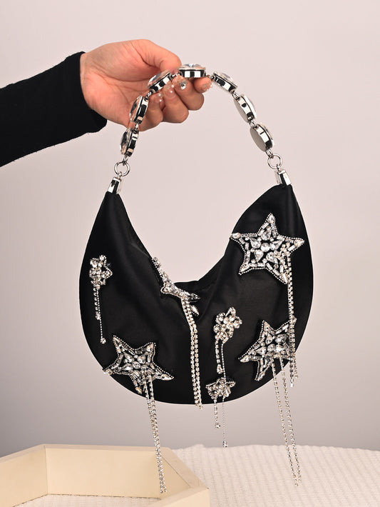Women's French Entry Lux Niche Diamond Pentagram Handbags