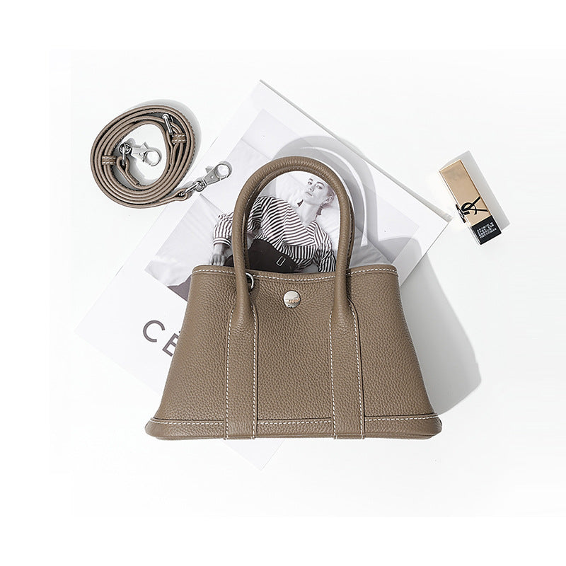 Women's Layer Cowhide Commuter Large Capacity Genuine Leather Women's Handbag