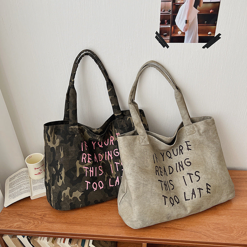 Women's Capacity Fashion Retro Large Commuter Shoulder Bags
