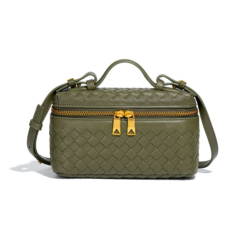 Women's Lunch Box Woven Retro Easy Matching Portable Women's Handbag