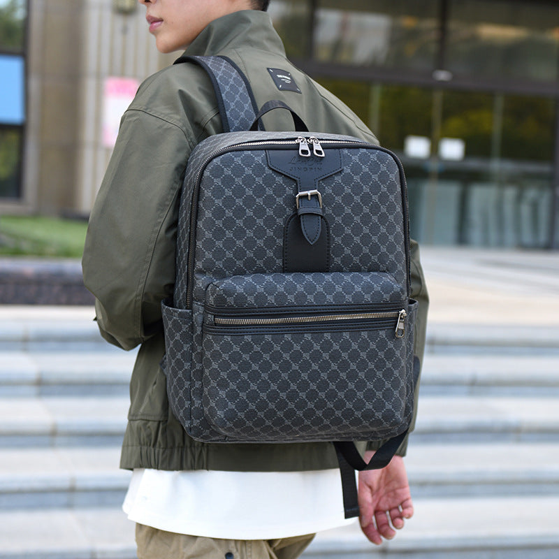 Men's Large Capacity High-grade Fashion Business Computer Leisure Backpack