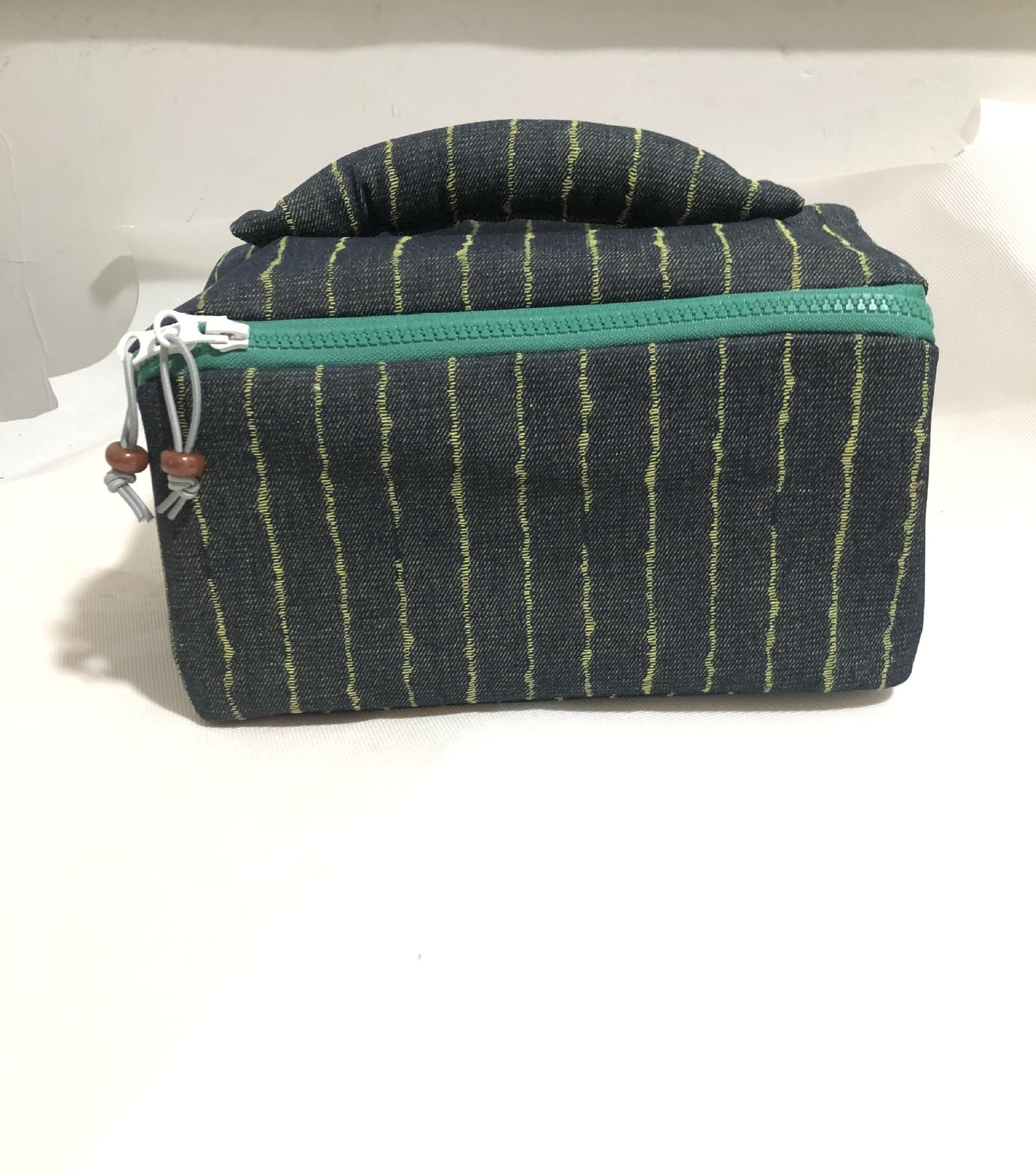 Denim Storage Large Capacity Leather Macaron Sweet Cosmetic Bags
