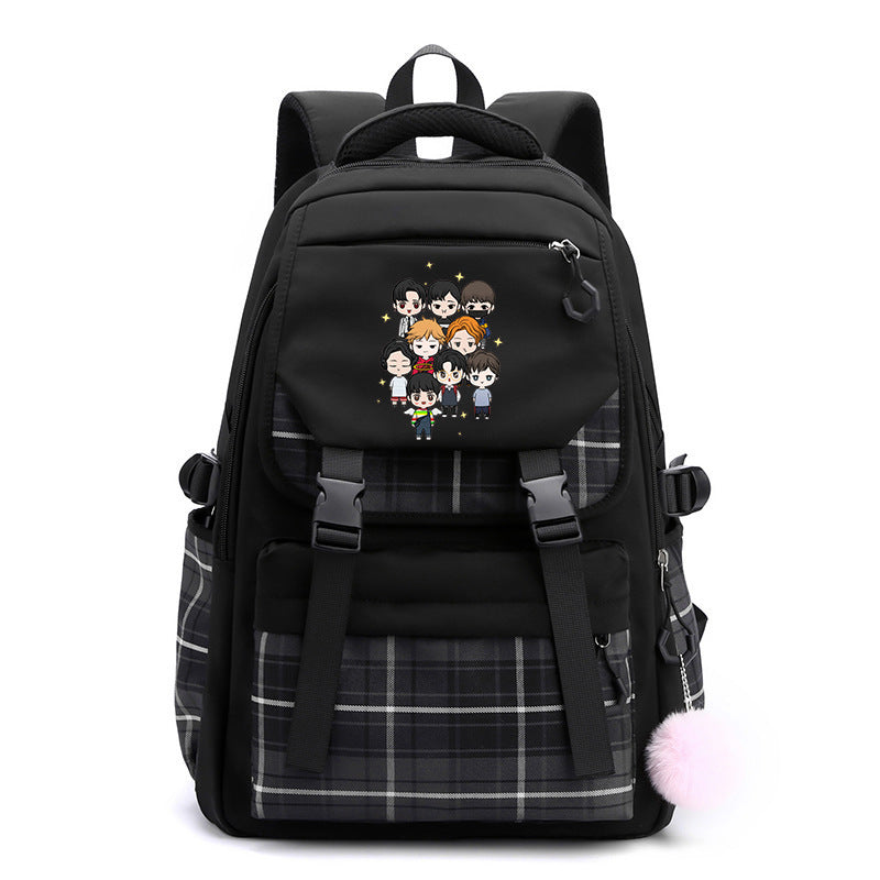 Versatile Combination Peripheral Printing College Style Bags
