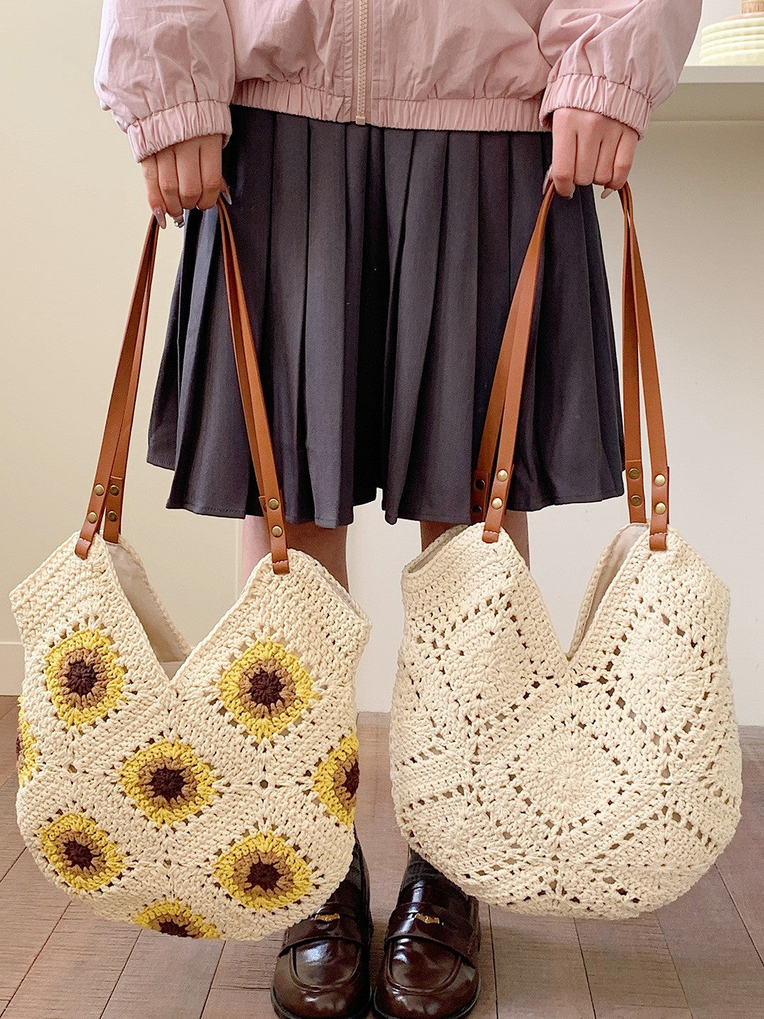 Women's Summer Hand-woven Fashionable Knitted Commuter Versatile Women's Shoulder Bag