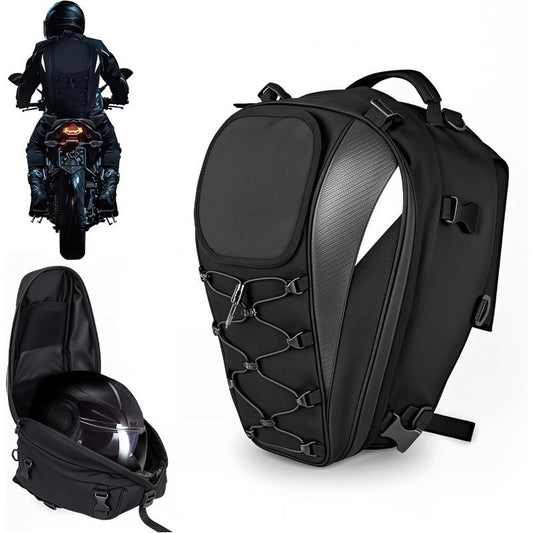 Motorcycle Rear Seat Helmet Large Capacity Sports Backpack