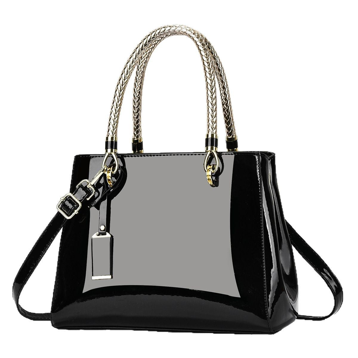 Women's Fashion Patent Leather Shiny Large Capacity Women's Shoulder Bag