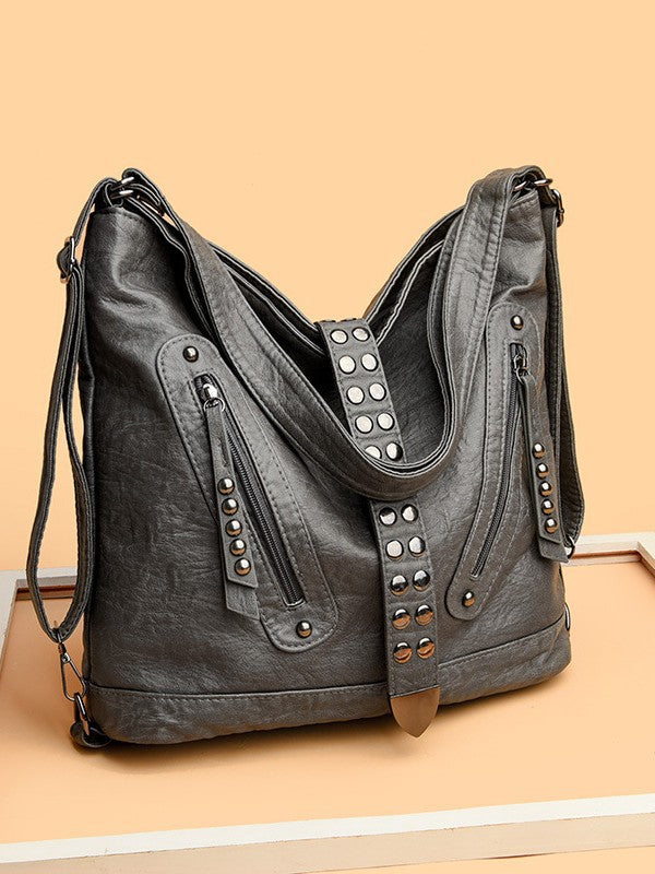 Rivet Large Capacity Female Easy Matching Tide Bags