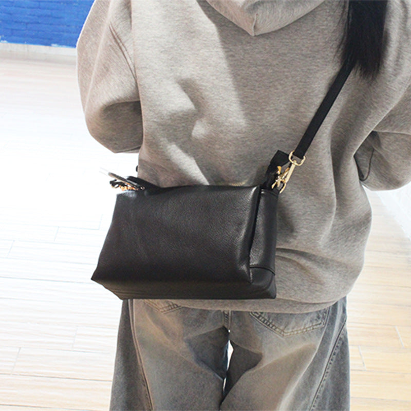 Korean Style Versatile Soft Leather High-grade Women's Messenger Bag