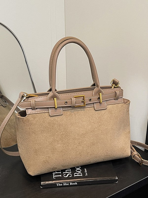 Women's Western Style Suede Winter Elegant Texture Bags