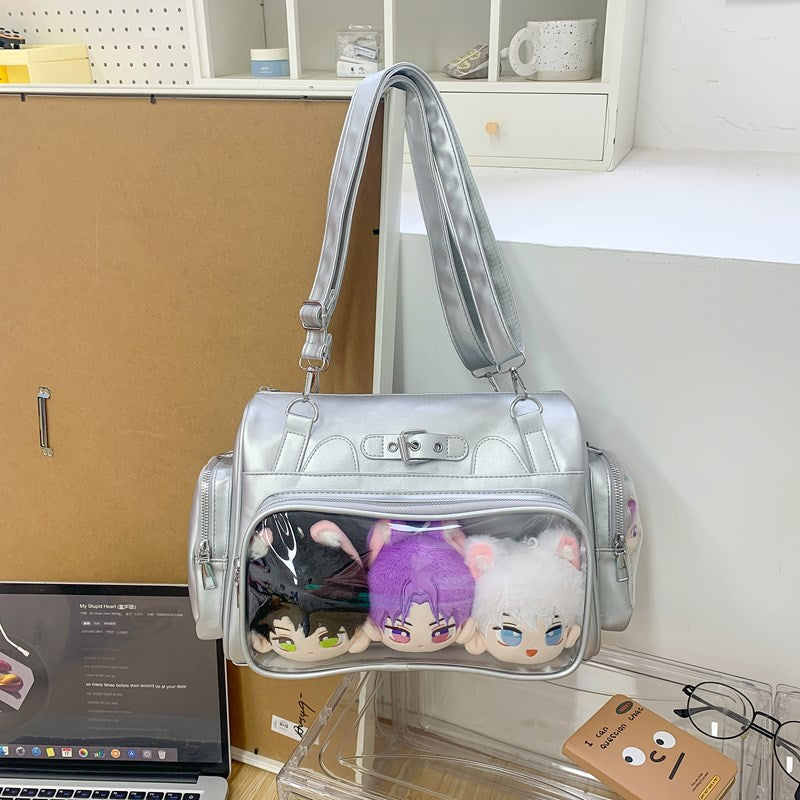Transparent Pain Large Amount Of Food Daily Bar Handbags